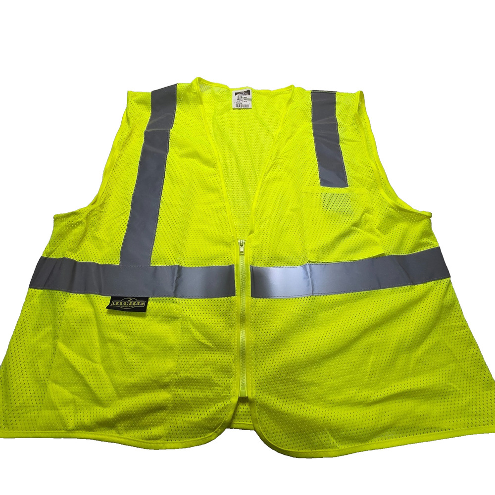 Radwear High Visibility SV2Z Economy Safety Vest ANSI 107 Type R Class 2 Size L